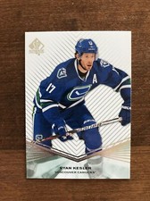 Ryan Kesler 2011-12 Upper Deck SP Authentic Hockey Card #24 Vancouver Canucks