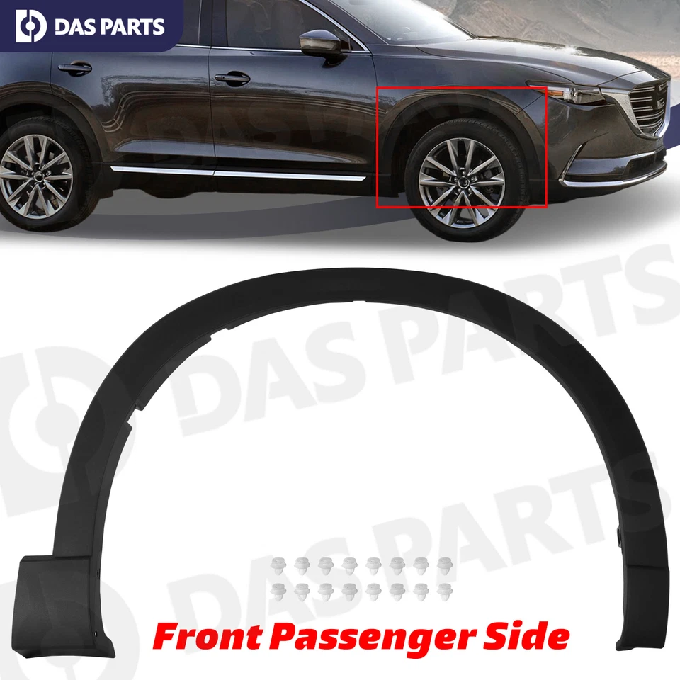 Fender Flare For 2016-2023 Mazda CX-9 Front Passenger Right Side Wheel Arch Trim Foto 1 de 4