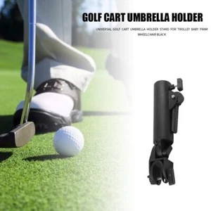Golf Cart Umbrella Holder Double Lock Connector Stand for Trolley Universal - Picture 1 of 7