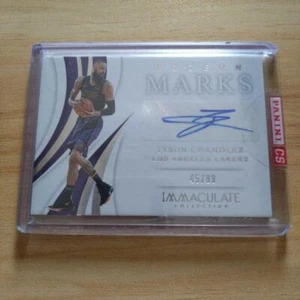 2019 Panini Immaculate Collection Tyson Chandler Lakers Auto /99 #MM-TCH - Bild 1 von 24