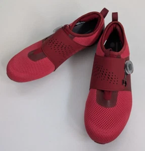 Shimano IC 500 Women's Indoor Cycling Shoes WITH Cleats Size 7 Red - Picture 1 of 8