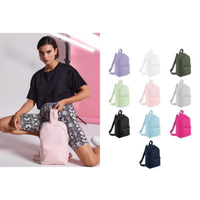 Bagbase BagBase Mini Essential Fashion Rucksack BG153 - Unisex School College Ru - Bild 1 von 4