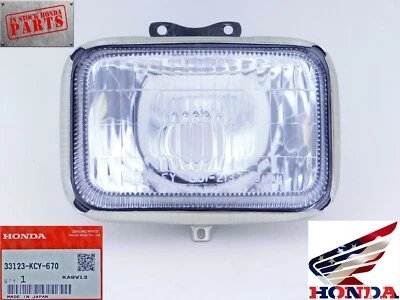 Подлинный объектив фары головного света Honda XR 400 XR650 R 650 OEM 33123-KCY-670 - Изображение 1 из 4