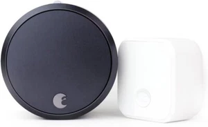 *OPEN BOX* August Home AUG-SL03-C02-G03 Smart Lock Pro + Connect Hub - Picture 1 of 8