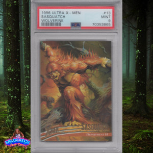 1996 Fleer Ultra X-Men Wolverine #13 Sasquatch PSA 9