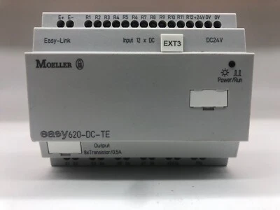 MOELLER EATON EASY 620-DC-TE Programmable Relay Controller, 24V DC, - Photo 1/4