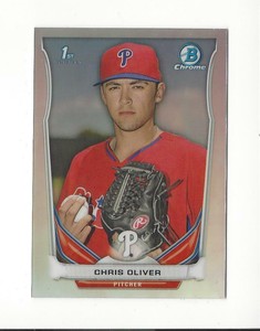 2014 Bowman Chrome Draft Refractor #CDP106 Chris Oliver Phillies