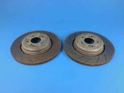 06-10 DISCOS ROTORES FRENO TRASERO BMW E60 E63 E64 M5 M6 V10 S85 OEM Foto 1 de 4