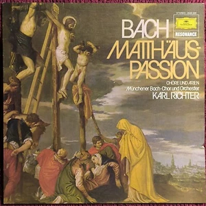 A1557/Stereo LP Karl Richter Bach Matthäus Passion Resonance - Picture 1 of 2