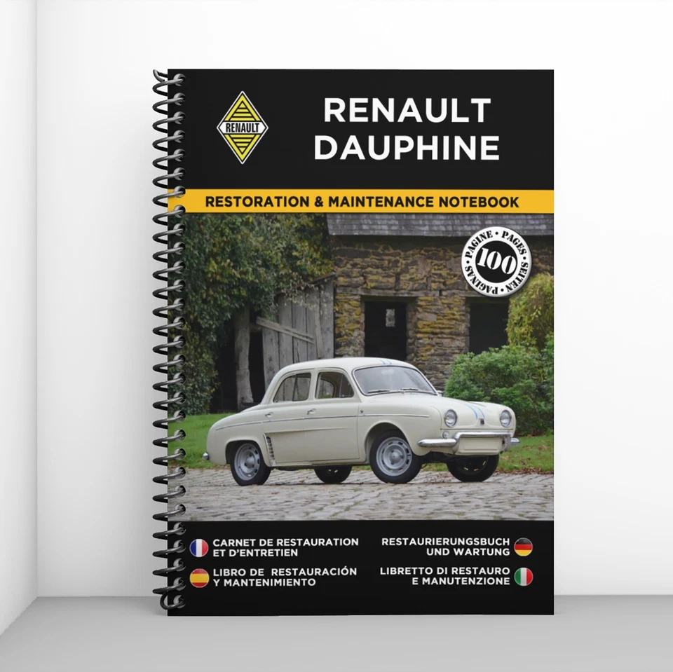 RENAULT DAUPHINE : Libretto Di Restauro E Manutenzione - CONSEGNA GRATUITA - Immagine 1 di 4