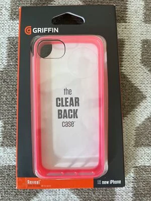 Funda Griffin Rosa Caliente Transparente Trasera iPhone Slim Fit GB35993 para iPhone SE/5S/5 Foto 1 de 2