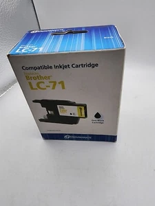 Black Standard Ink Cartridge-Compatible with Brother LC 71-LC71BK, FREE SHIPPIN - Picture 1 of 1