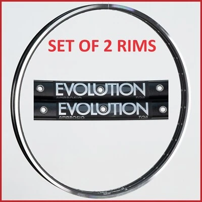 NOS AMBROSIO EVOLUTION CLINCHER RIMS 28" 700c 32H VINTAGE 80s OLD LOW PROFILE - Image 1 of 4