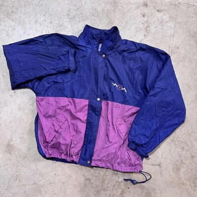 Chaqueta cortavientos deportiva Sun Mountain vintage golf cremallera completa ligera mediana Foto 1 de 4