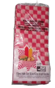 New 15 sheet pack Premium Quality Wax Basket liners 15x18 inch DR2 - Picture 1 of 2