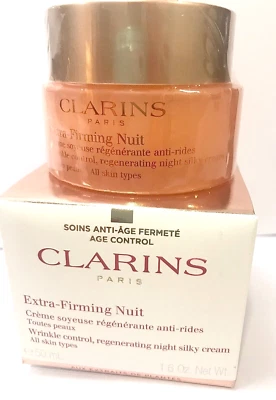 CLARINS SEALED Wrinkle Control Extra Firming NUIT Regenerating NIGHT Silky Cream - Image 1 of 4