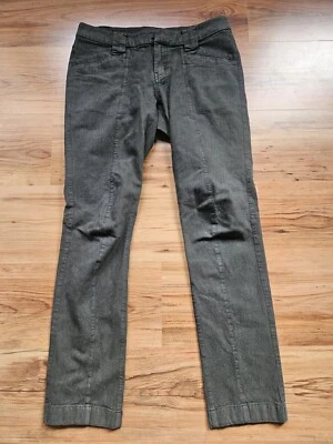 Arc'teryx Reia Trim Fit Pants Womens 8 Green/Gray Cotton Wool Blend Hiking  - Image 1 of 4