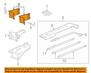 GM OEM 07-24 Avalanche Cab Jack Components-Bracket 15547900 - Bild 1 von 1