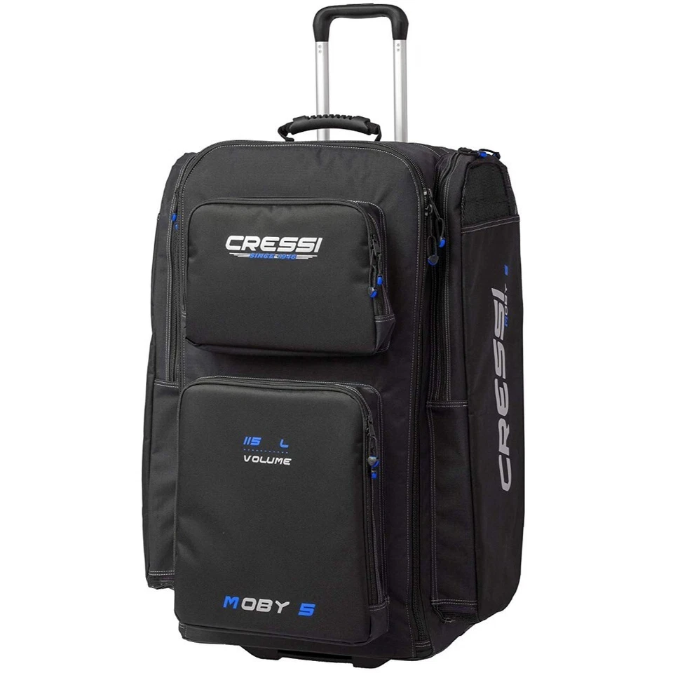 Brand New Cressi Moby 5 Roller Bag or Travel Case or Dive Gear Suitcase - 115L - Image 1 of 1
