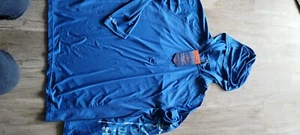 NEW HABIT WICKING LONG SLEEVED HOODIE SPORTS SHIRT MENS M MOORLEY BASE LAYER - Picture 1 of 8