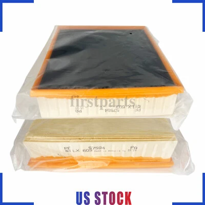 2pcs Air Filter For Bentley Arnage 2003-2009 PF57594PA Foto 1 de 4