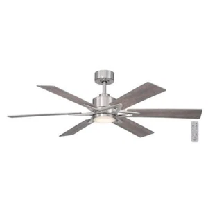 Home Decorators 6-Speeds Ceiling Fan DC-Motor w/ Integrated LED Dimmable Remote - Picture 1 of 7