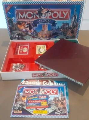 Monopoly Original 2002 Coventry Edition - Family Board Game VGC - Image 1 of 4