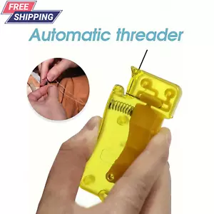 Automatic Needle Threader Sewing Needle Devices Hand Machine DIY Crafting Tool - Picture 1 of 6