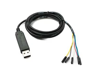 PCsensor USB 2.0 Kabel 150 cm Typ A zu 6 TTL DuPont Jumper Buchse CH340 Chip - Afbeelding 1 van 4