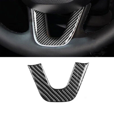 Cubierta del panel inferior del volante de fibra de carbono para Dodge Charger 2015-2020 Foto 1 de 4
