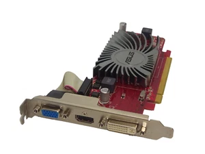 ASUS RADEON R5 230 HD 6450 1GB DDR3 PCI-E GRAFIKKARTE DVI HDMI VGA #GK10997 - Bild 1 von 2