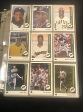 1989 UPPER DECK BASEBALL COMPLETE SET #1-800 In Binder 🔥 Ken Griffey Jr Rookie