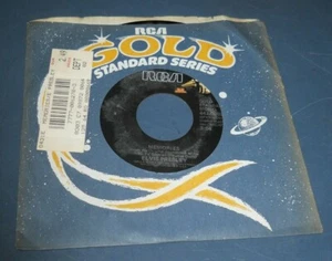 ELVIS PRESLEY MEMORIES RCA VINYL RECORD 45 GOLD SERIES 1972 - Imagen 1 de 4