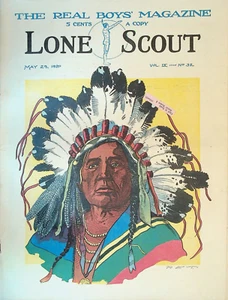 Lone Scout Magazine May 29 1920 Scouting Charles Comiskey Baseball - Picture 1 of 4