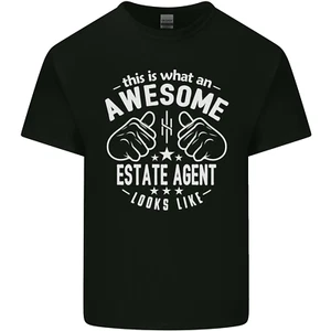 An Awesome Estate Agente Looks Like Algodón Hombre Camiseta - Imagen 1 de 102