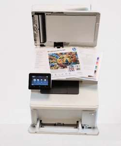 HP LaserJet Pro M477FNW All-In-One Laser Printer FULLY SERVICED FULLY FUNCTIONAL - Picture 1 of 10