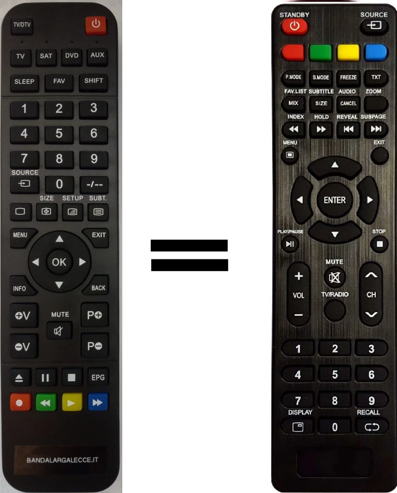 Telecomando gia' programmato per MASTER  - Immagine 1 di 1