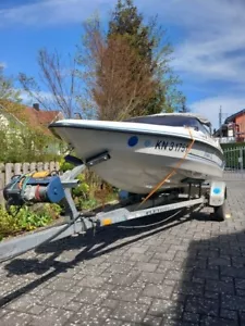 Motorboot/ Sportmotorboot ein Cabrioverdeck Bodenseezulassung - Bild 1 von 6