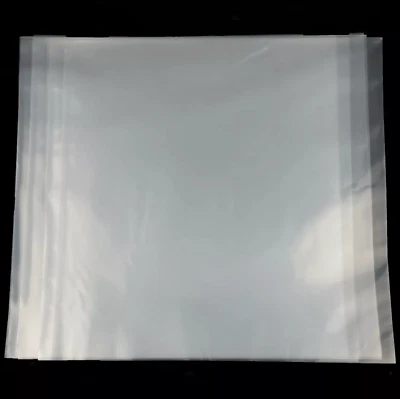 INVEST IN VINYL 100 Clear Plastic LP Outer Sleeves 3 Mil: HIGH QUALITY Vinyl Record Album Covers