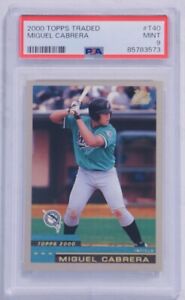 2000 Topps Traded Miguel Cabrera Rookie RC #T40 PSA 9 Mint Floridia Marlins 