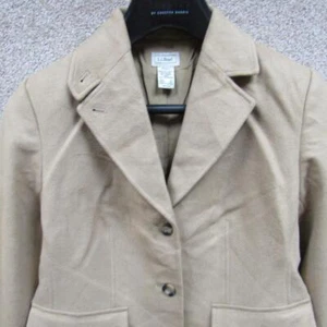LL BEAN WOMENS WATERPROOF BUTTONED FORMAL JACKET SIZE 6/8 REF (NC02498 - Picture 1 of 7