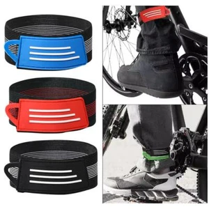 2pcs Bike Bicycle Ankle Leg Bind Bandage Trousers Pant Clips New Straps Q8I7 - Picture 1 of 13