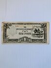 Oceania Japanese Invasion Money 1 Pound 1942 Rare