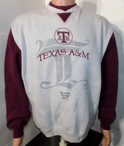 Texas A&M Aggies Vintage Crewneck Sweatshirt (XL) 1990's Football Ag & Mining - Picture 1 of 7