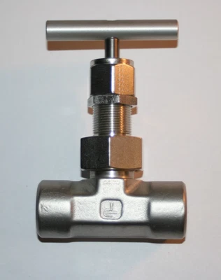 1/2 FNPT 316ss Union Bonnet Needle Valve (6000 Psi) Parker 8F-U6LR-G-SS - Image 1 of 3