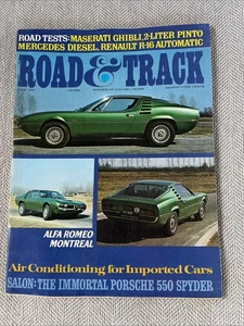 ROAD & TRACK JUNE 1971 MAGAZINE ALFRA ROMEO MONTREAL - Picture 1 of 5