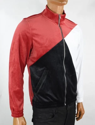 Chaqueta de terciopelo con cremallera completa XS NUEVA CON ETIQUETAS INC International Concepts para hombre XS, $75 Foto 1 de 4