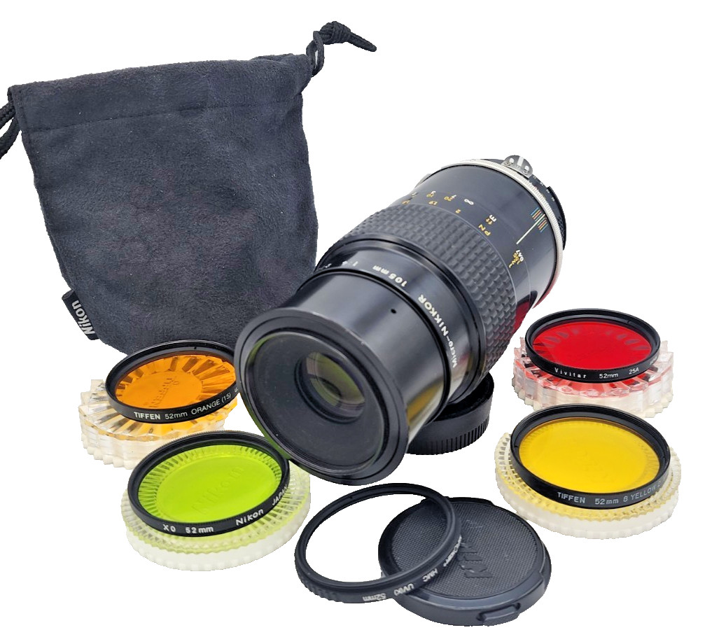Nikon Micro NIKKOR f/4 Camera Lenses 105mm Focal for sale - eBay