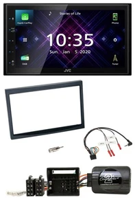 JVC DAB 2DIN Lenkrad Bluetooth USB Autoradio für Citroen C2 C3 Berlingo Jumpy Fi - Bild 1 von 11