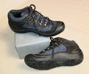 Hiking Shoes Clarks Privo Ladies Sz 5 1/2 M Trail Shoes Blue Brown - Picture 1 of 13
